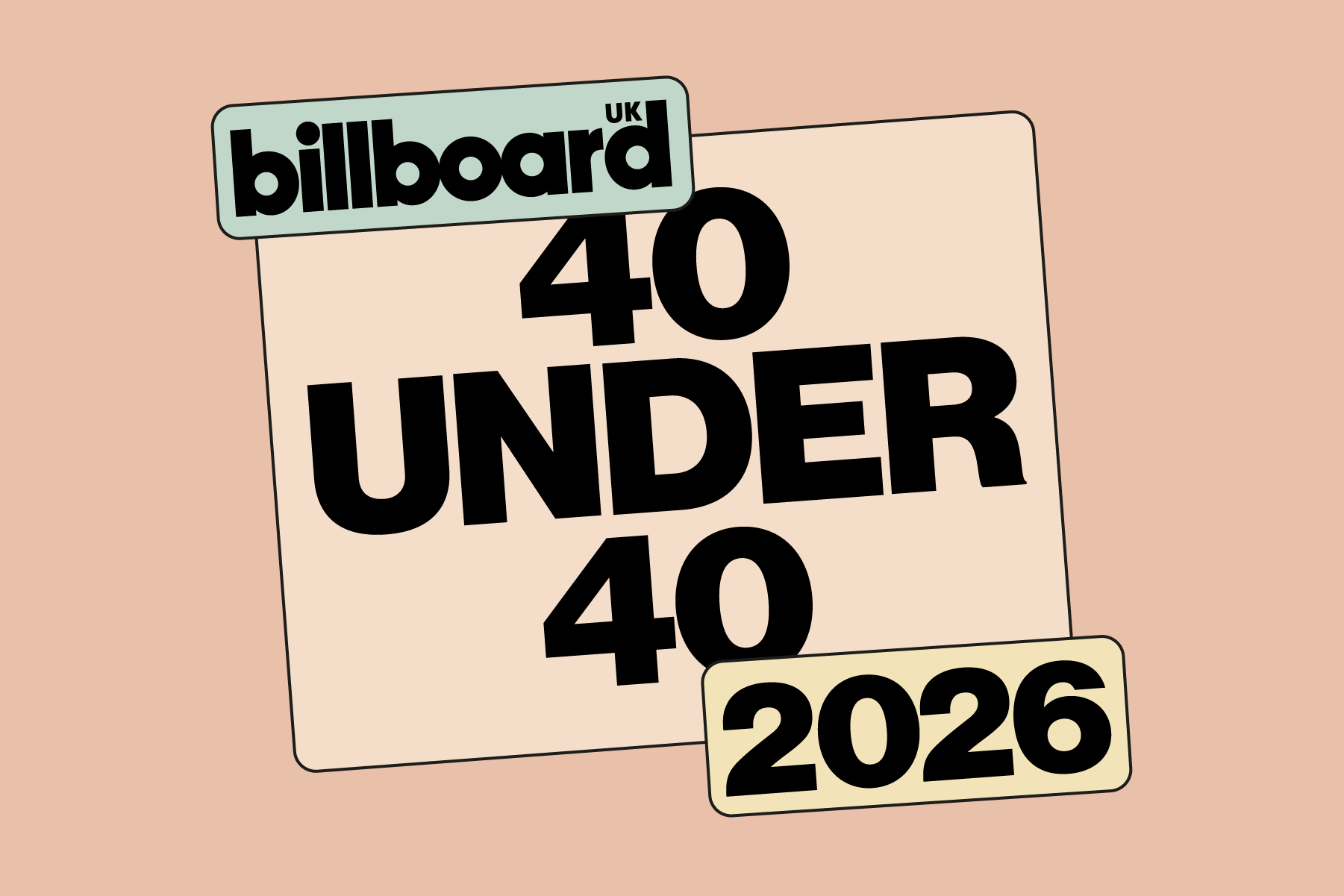 Billboard UK 40 Under 40, 2026
